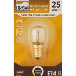 Ampoule four/réfrigérateur T25 LSC 25 watt 125 lm | Action FR