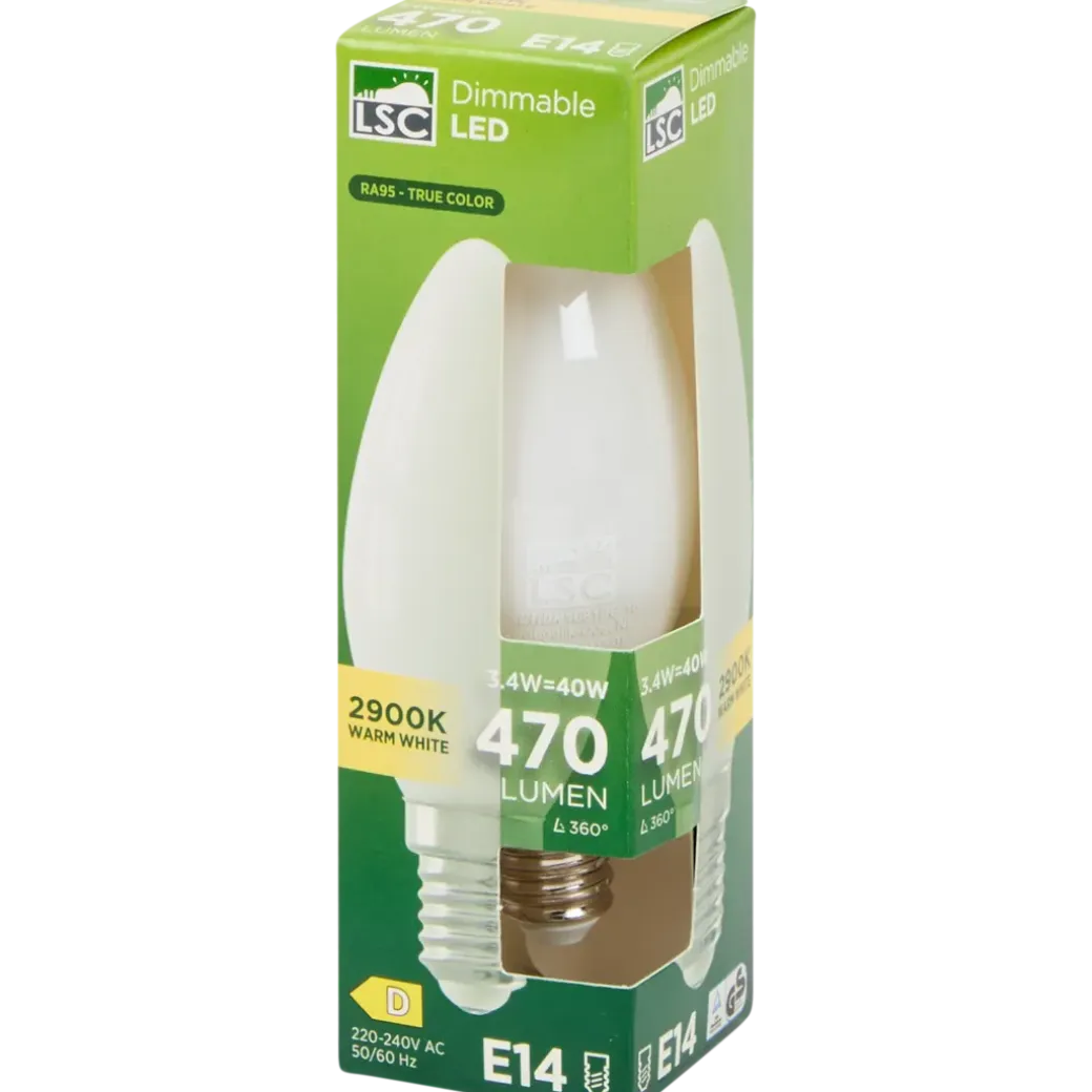 Ampoule LED à intensité variable LSC 3.4 watt 470 lm | Action FR