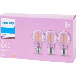 Ampoules à filament Philips 7 watt 806 lm | Action FR