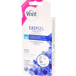 Bandes de cire pour visage Veet Easy-Gel | Action FR