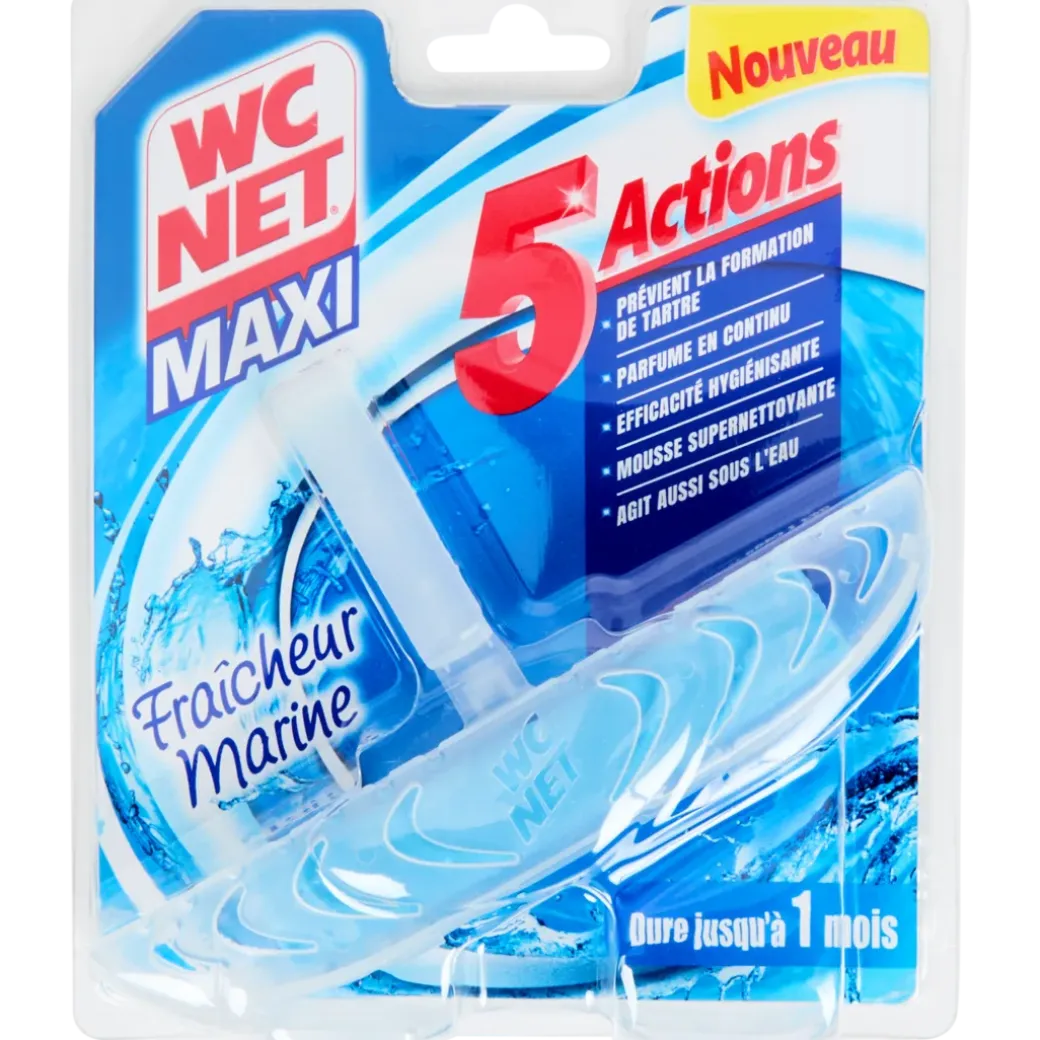 Bloc cuvette WC Net Maxi Fresh Marine | Action FR