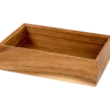 Boîte de rangement en acacia | Action FR