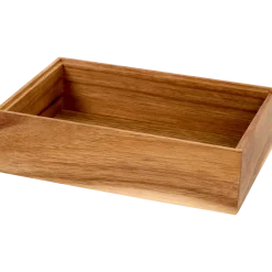 Boîte de rangement en acacia | Action FR
