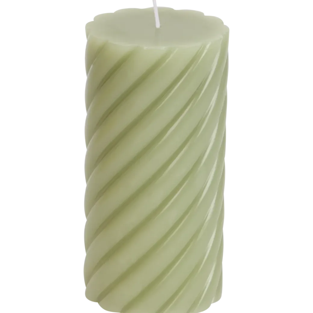 Bougie cylindrique cannelée | Action FR