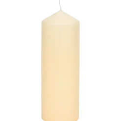 Bougie cylindrique Ivoire Blanc | Action FR