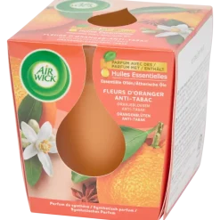 Bougie parfumée Air Wick Essential Oils Anti-tabac Orange | Action FR