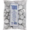 Bougies chauffe-plats blanches Blanc | Action FR