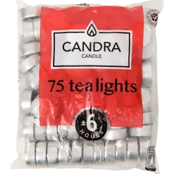 Bougies chauffe-plats Candra Blanc Blanc | Action FR