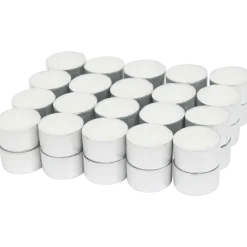 Bougies chauffe-plats Candra Blanc Blanc | Action FR