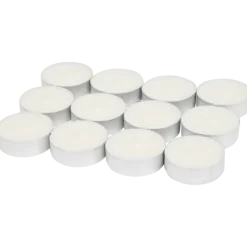 Bougies chauffe-plats XL Candra Blanc Blanc | Action FR