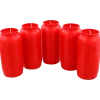 Bougies funéraires rouges Rouge | Action FR