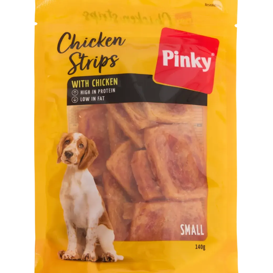 Bâtonnets à mâcher Pinky Chicken Strips | Action FR
