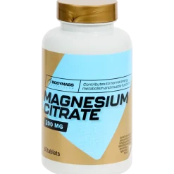 Capsules de citrate de magnésium Bodymass 200 mg | Action FR
