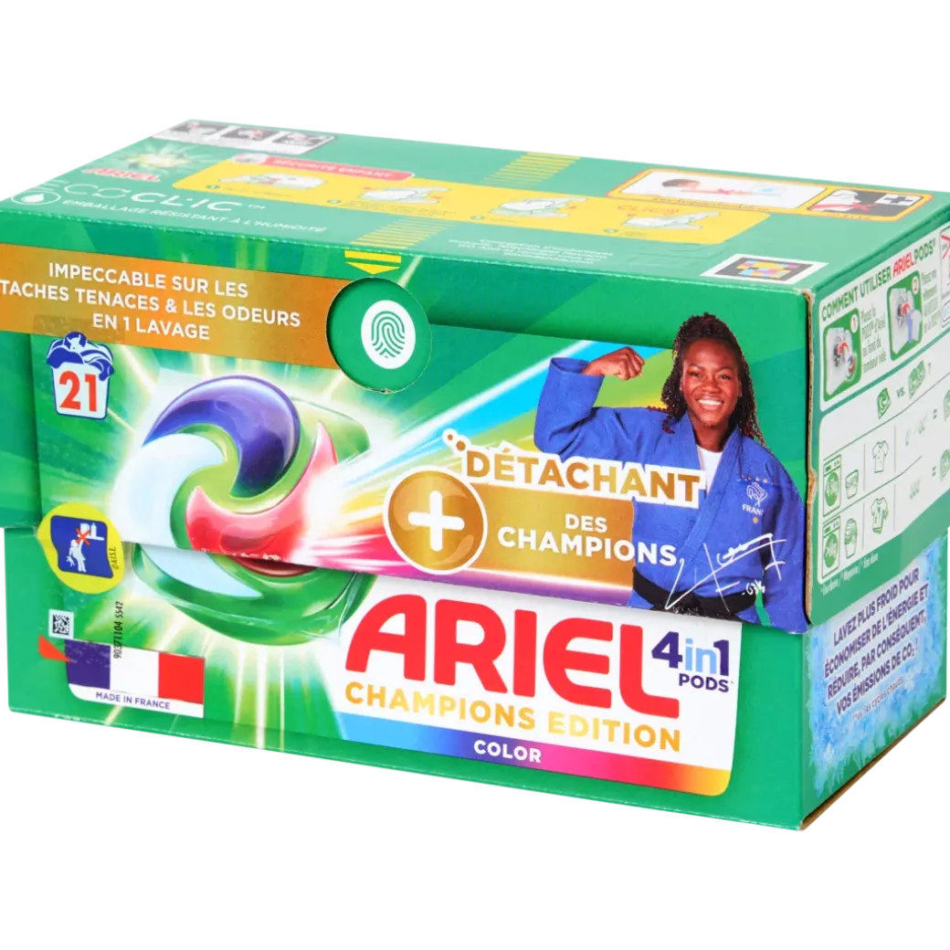 Capsules de lessive 4-en-1 Ariel Color | Action FR