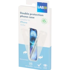 Coque de téléphone double protection Lab31 Apple Transparant | Action FR