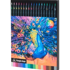 Crayons de couleur triangles | Action FR