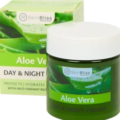 Crème de jour et de nuit à l'aloe vera Skin Bliss | Action FR