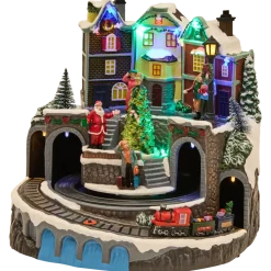 Décoration de Noël avec lumière Magic Village | Action FR