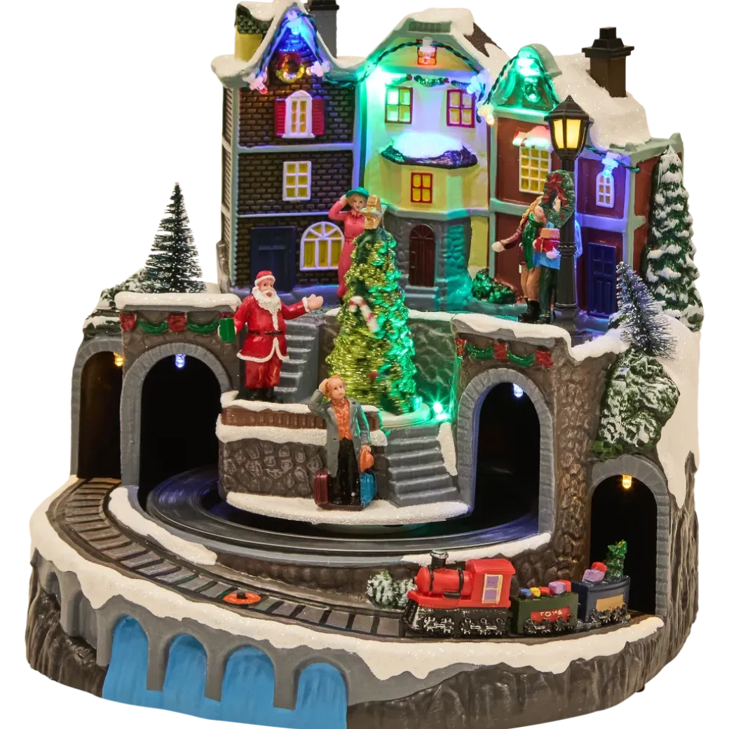 Décoration de Noël avec lumière Magic Village | Action FR