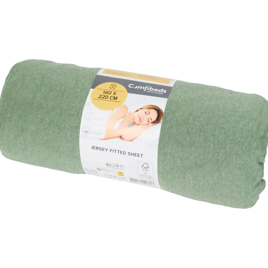 Drap-housse en jersey Comfibeds 220 x 180 cm | Action FR