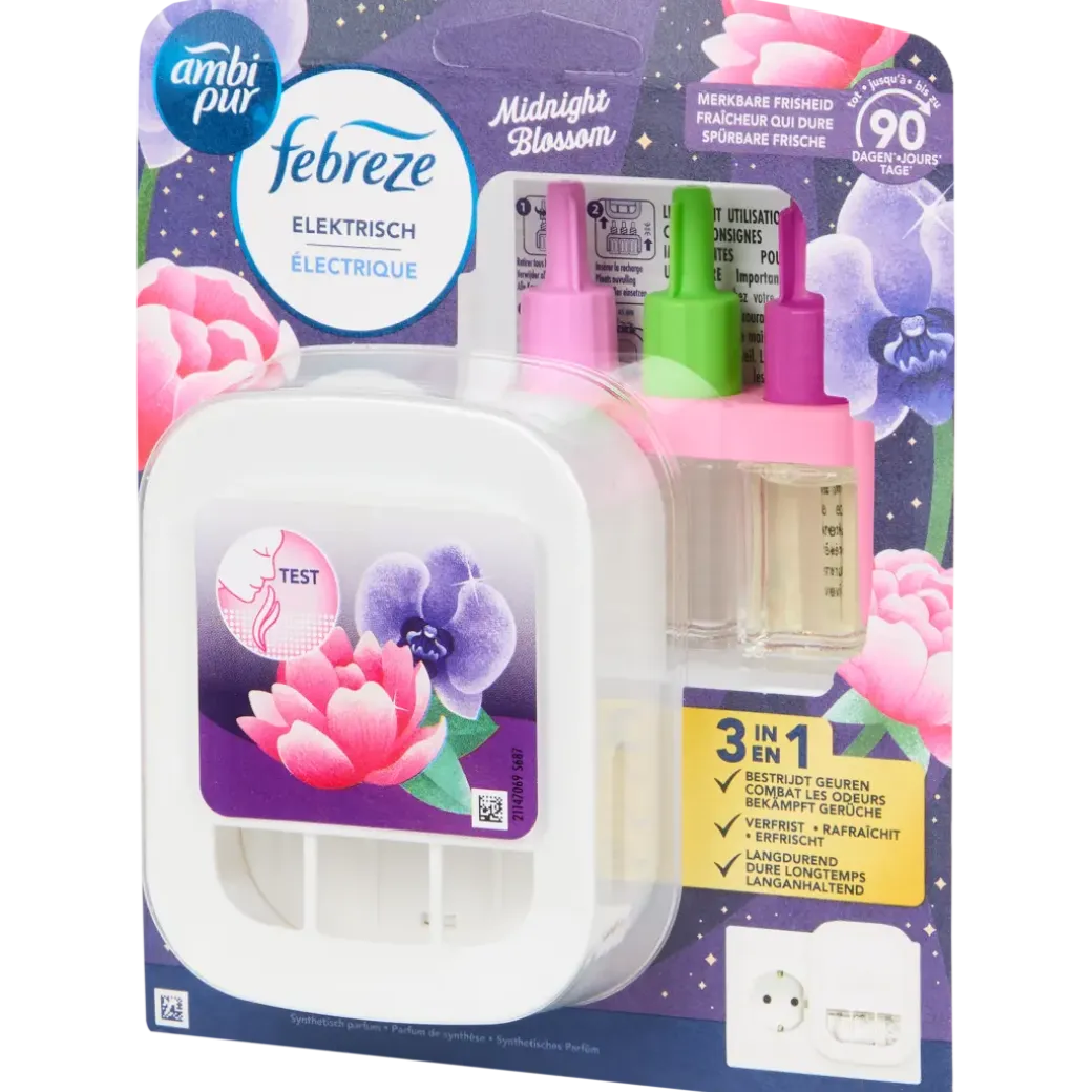 Désodorisant électrique Ambi Pur 3volution Midnight Blossom | Action FR