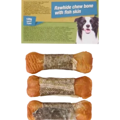 Friandises à mâcher pour chien Rawhide + Fish Skin | Action FR