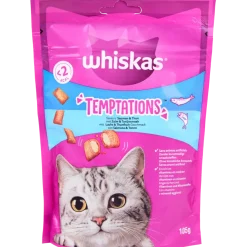 Friandises pour chat Whiskas Temptations Saumon et fruits de mer | Action FR