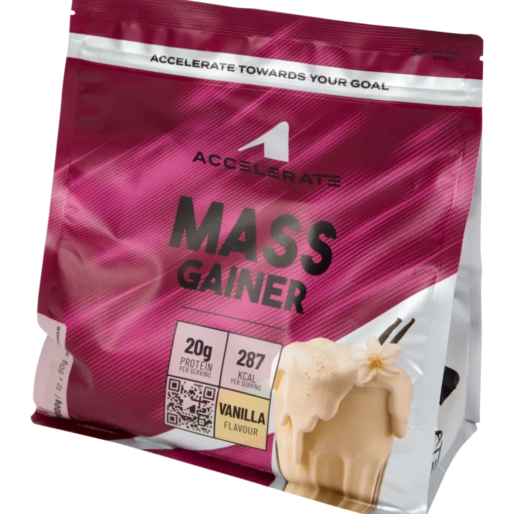Gainer Prise de masse Accelerate Vanille | Action FR