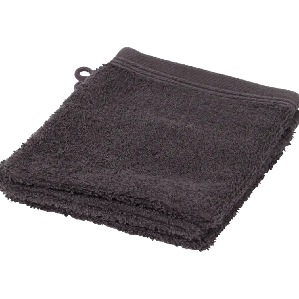 Gants de toilette Hotel Royal Anthracite 16 x 21 cm | Action FR