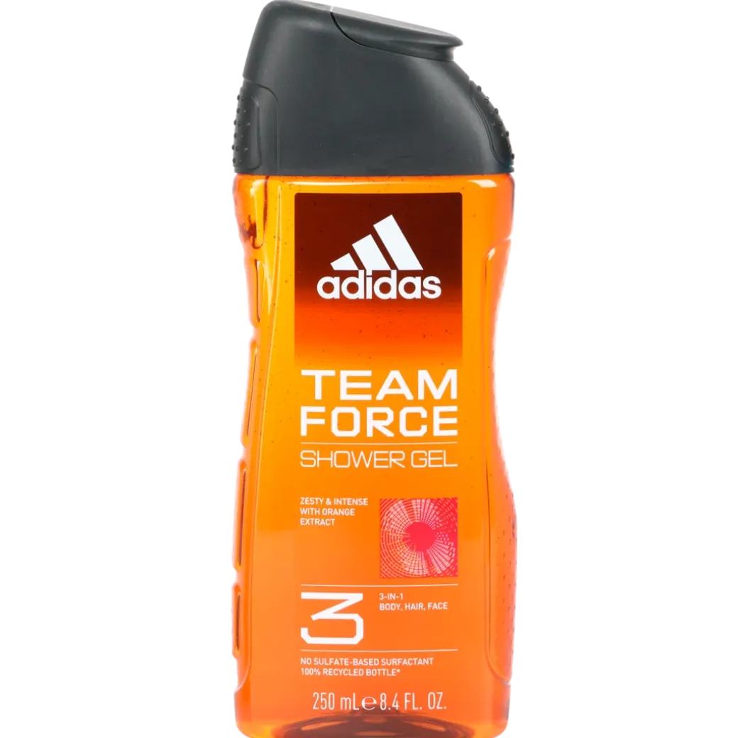 Gel douche Adidas Team Force Frais 250 ml | Action FR