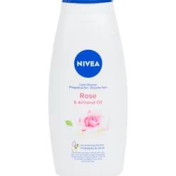Gel douche nourrissant Nivea Rose & Almond Oil fleurs 750 ml | Action FR