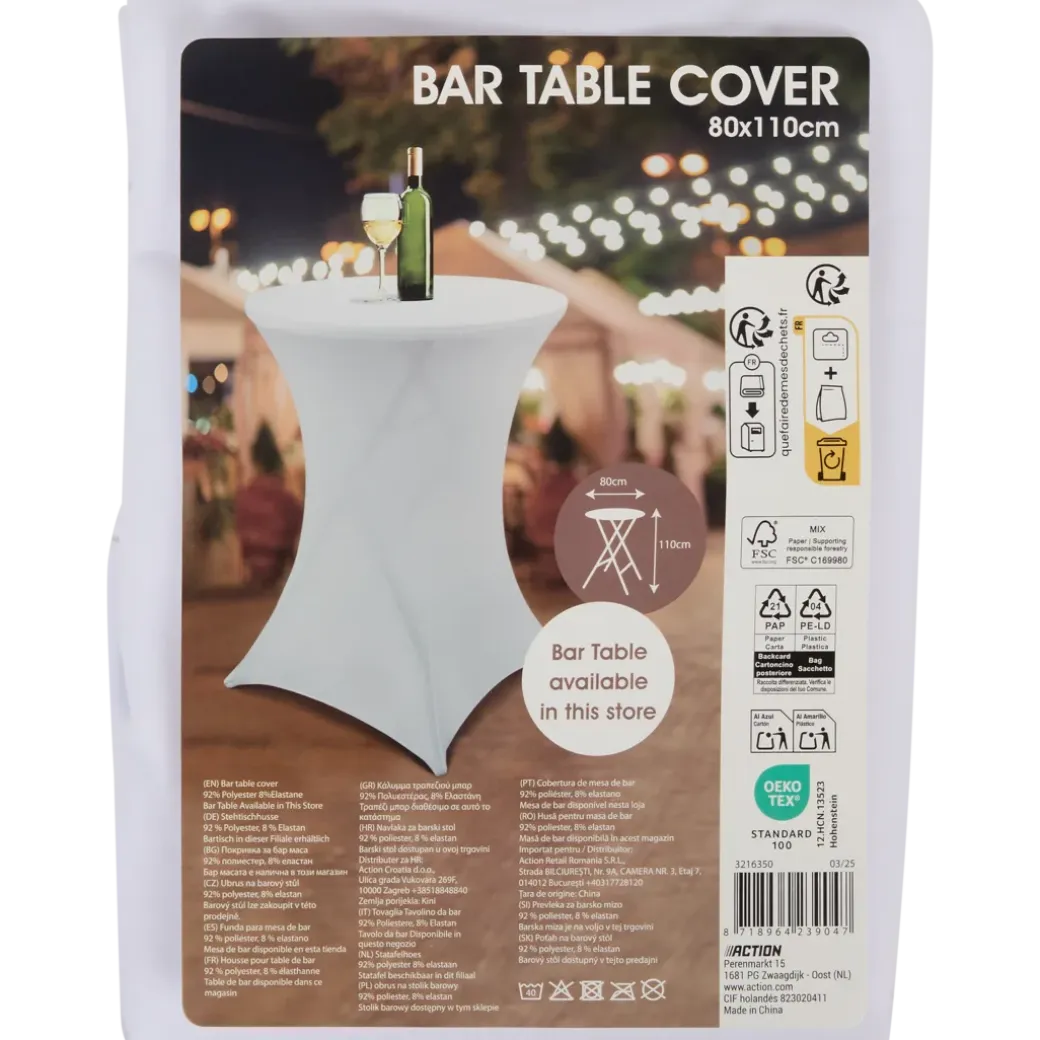 Housse pour table haute | Action FR
