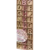 Lettres pailletées en bois Hobby Flora | Action FR