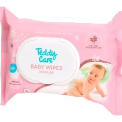 Lingettes pour bébé Teddy Care Regular 90 Pièces | Action FR