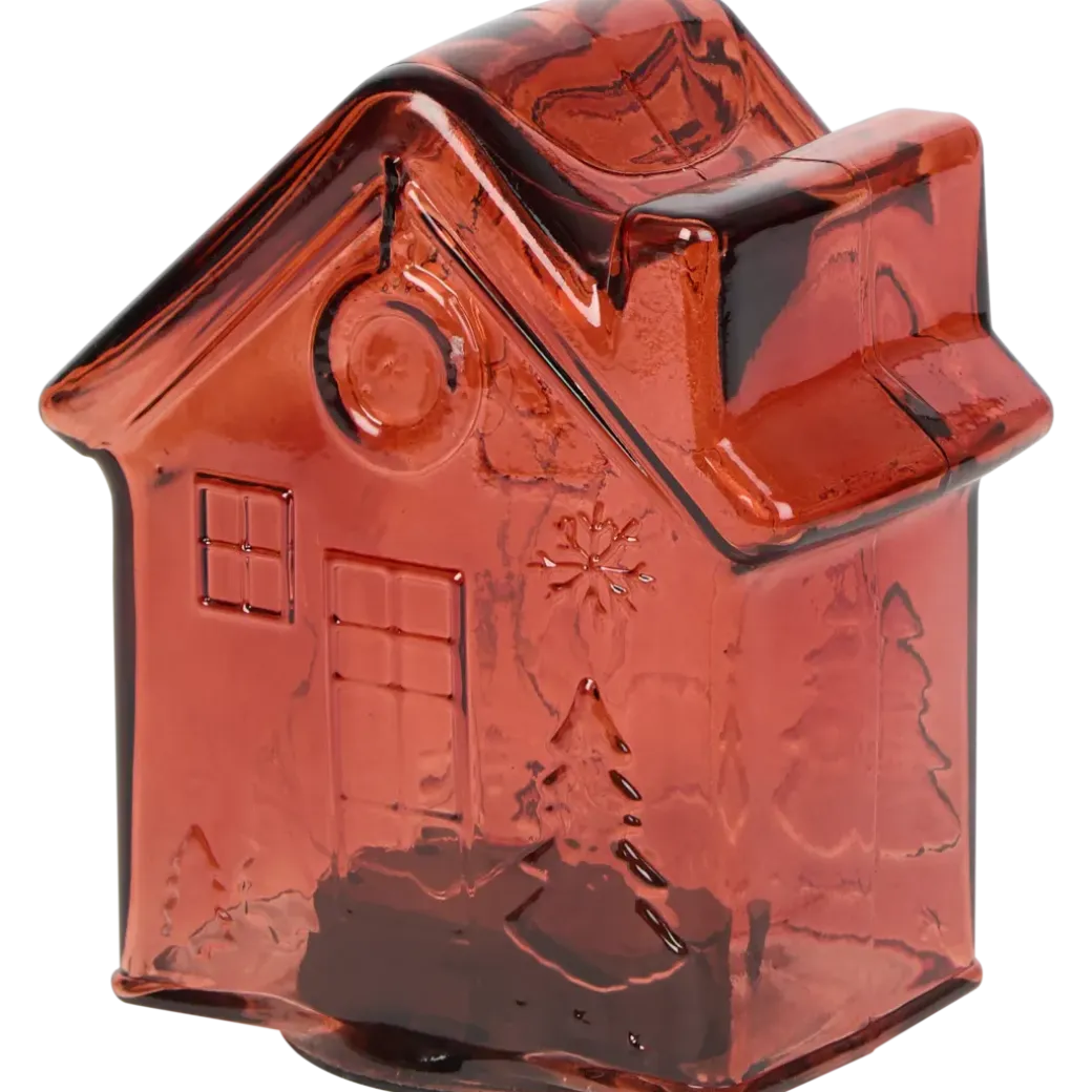 Maison de Noël en verre LED | Action FR