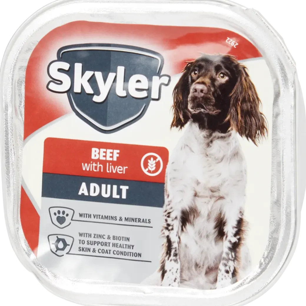Nourriture humide pour chien Skyler Bœuf & foie | Action FR