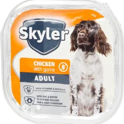 Nourriture humide pour chien Skyler Poulet & gibier | Action FR