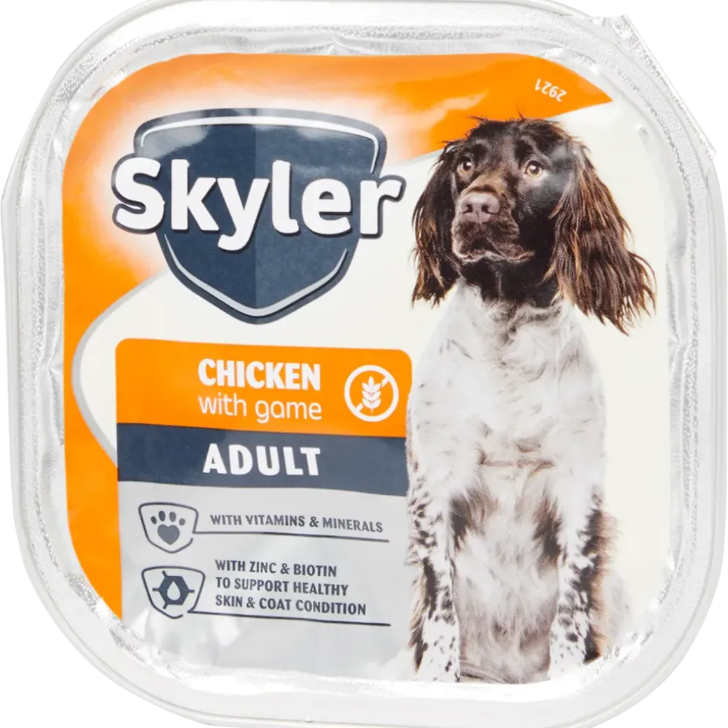 Nourriture humide pour chien Skyler Poulet & gibier | Action FR
