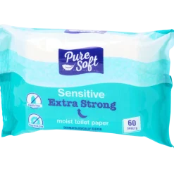 Papier toilette humide Pure Soft 60 Pièces | Action FR