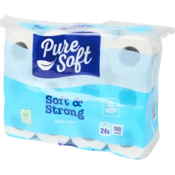 Papier toilette Pure Soft Doux & Résistant 24 Pièces | Action FR