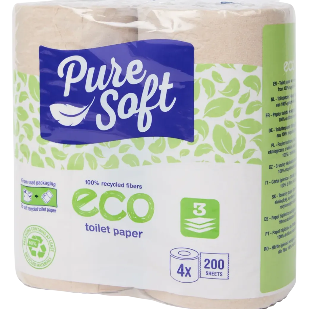 Papier toilette Pure Soft Eco 428 g | Action FR