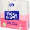 Papier toilette Pure Soft Ultra Doux & Ultra Résistant 9 Pièces | Action FR