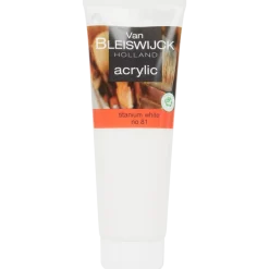 Peinture acrylique Van Bleiswijck Blanc titane | Action FR