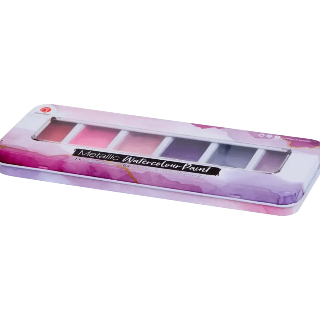 Peinture aquarelle métallique DécoTime | Action FR
