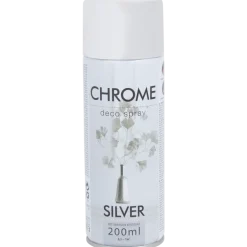 Peinture en aérosol chromée Argent Silver 200 ml | Action FR