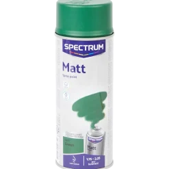 Peinture en aérosol Spectrum Vert mat Vert 400 ml | Action FR