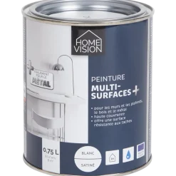 Peinture Home Vision Blanc Blanc | Action FR