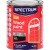 Peinture laque satinée pour bois 2-en-1 Spectrum Noir Noir | Action FR