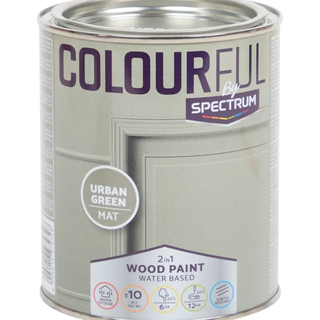 Peinture pour meubles 2-en-1 Spectrum Colourful Urban Green Vert | Action FR