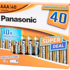 Piles Panasonic AAA 40 Pièces | Action FR
